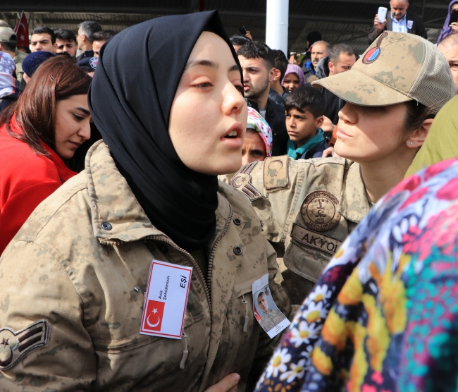 İdlib şehidi Kaya son yolculuğuna uğurlandı